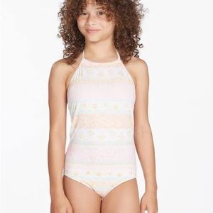Billabong Girls' Layered With Love One-Piece Swimsuit